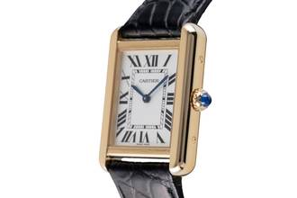 Thumbnail von Cartier Tank Solo Lady SM Stahl / Gold Lady Damenuhr Ref. W5200002 Papiere 2015
