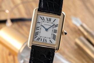 Thumbnail von Cartier Tank Solo Lady SM Stahl / Gold Lady Damenuhr Ref. W5200002 Papiere 2015