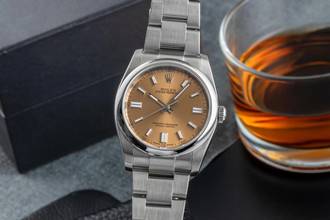 Thumbnail von Rolex Oyster Perpetual 36 White Grape Stahl Automatik Herrenuhr Ref. 116000