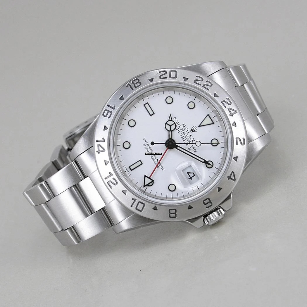  Rolex Explorer II LC 100 SWISS ONLY Ø 40 mm Automatik Chronometer Full Set 
