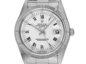 Thumbnail von Rolex Oyster Perpetual Date Ref.15200 1995 Box&Beschreibung sehr gut Vintage