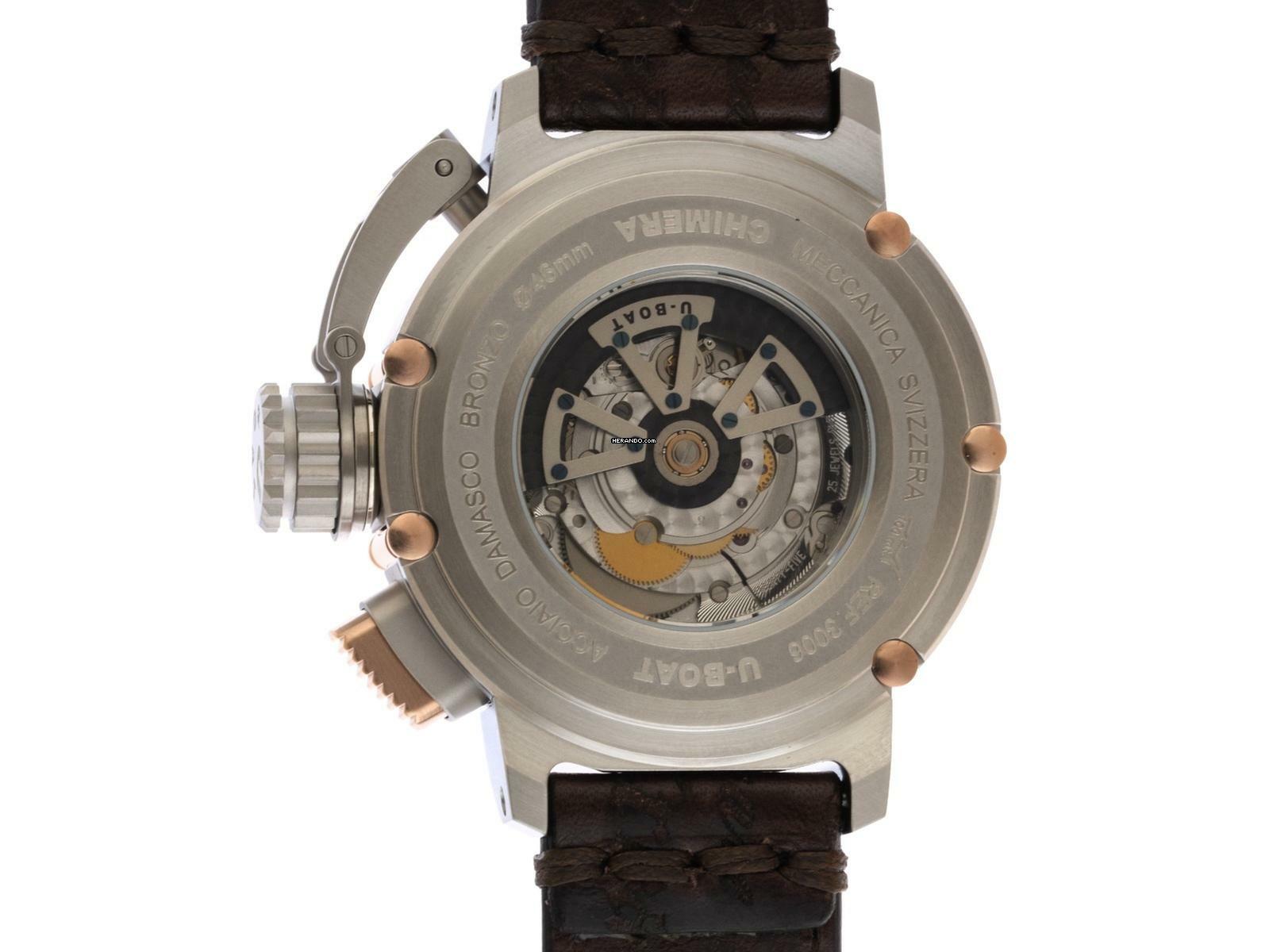 Thumbnail von U-Boat Chimera DAMASCO BRONZE Ref.3006 Full Set Neu