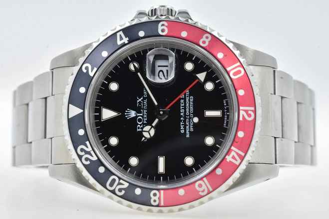  Rolex GMT-Master II Coke 16710 - Rolex Service 2022 U-Series 