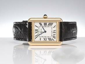Thumbnail von Cartier Tank Solo Edelstahl Gelbgold 750 2024 W1018755 Stahl Gold Damen