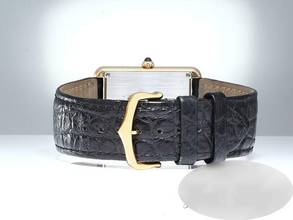 Thumbnail von Cartier Tank Solo Großes Modell Edelstahl Gelbgold 750 W5200004 2021 Stahl Gold