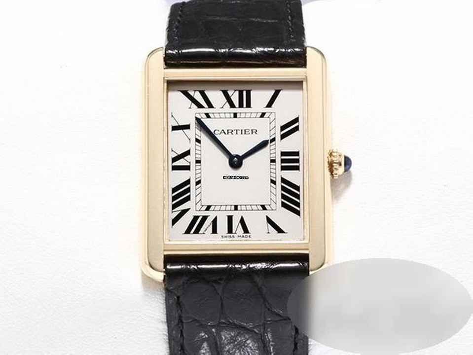  Cartier Tank Solo Großes Modell Edelstahl Gelbgold 750 W5200004 2021 Stahl Gold 