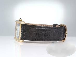 Thumbnail von Cartier Tank Solo Großes Modell Edelstahl Gelbgold 750 W5200004 2021 Stahl Gold