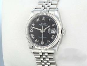 Thumbnail von Rolex Datejust 36 36mm 116234 2011 Edelstahl Weissgold 750 Automatik Stainless Steel 18kt White Gold Stahl Jubilé-band Chronometer Oyster Black Dial