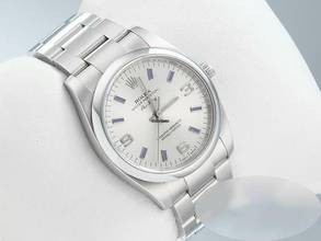 Thumbnail von Rolex Air King 34mm Edelstahl 114200 Automatik Air King Medium Stahl Stainless Steel Oyster-band Chronometer Silver Dial