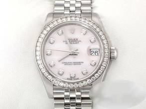 Thumbnail von Rolex Datejust 31 31mm 178384 2011 Stahl Weissgold 750 Cacholong Diamanten Stainless Steel 18kt White Gold Jubilé-band Chronometer Oyster