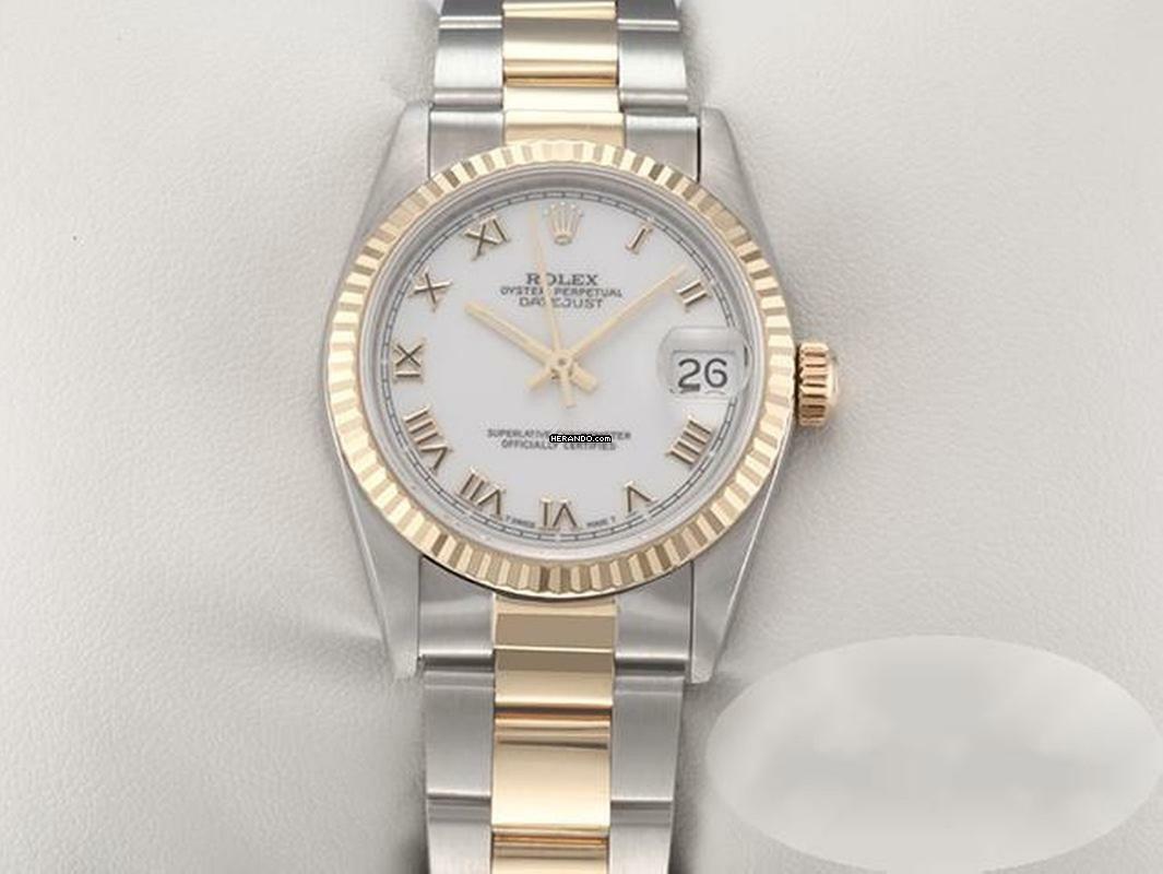 Rolex Datejust 31 31mm Stahl Gelbgold 750 Automatik Gold Stahl Damen