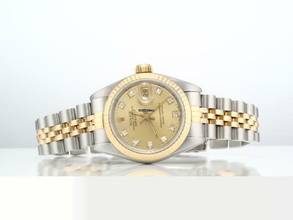 Thumbnail von Rolex Lady-Datejust Edelstahl Gelbgold 750 Diamanten Automatik Gold Stahl Damen