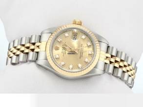 Thumbnail von Rolex Lady-Datejust Edelstahl Gelbgold 750 Diamanten Automatik Gold Stahl Damen