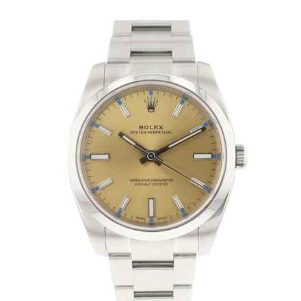  Rolex Oyster Perpetual 34 White Grape Dial 