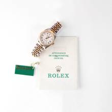 Thumbnail von Rolex Datejust 31 Gold Steel White Roman Dial