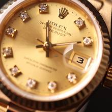 Thumbnail von Rolex Lady-Datejust 26 Yellow Gold President Diamond Dial