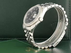 Thumbnail von Rolex Datejust 36 36mm Ref.16234 Black Dial With After Diamonds Bezel
