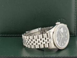 Thumbnail von Rolex Datejust 36 36mm Ref.16234 Black Dial With After Diamonds Bezel