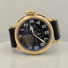 Thumbnail von Zenith Pilot Type 20 Tourbillon Flying Tourbillon Chrono Ouro Rosé Titanium 48mm Automático Completo