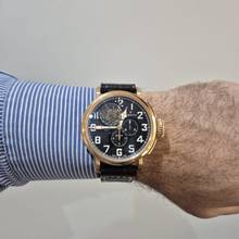 Thumbnail von Zenith Pilot Type 20 Tourbillon Flying Tourbillon Chrono Ouro Rosé Titanium 48mm Automático Completo