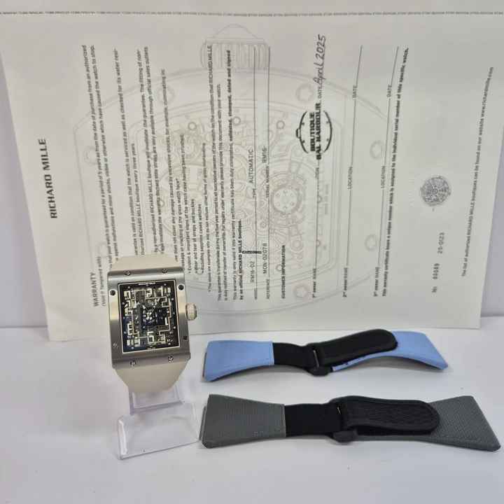  Richard Mille RM 016 RM016-02 Extra Flat Titanium (lançamento 2025) 36x45mm Automático Completo 