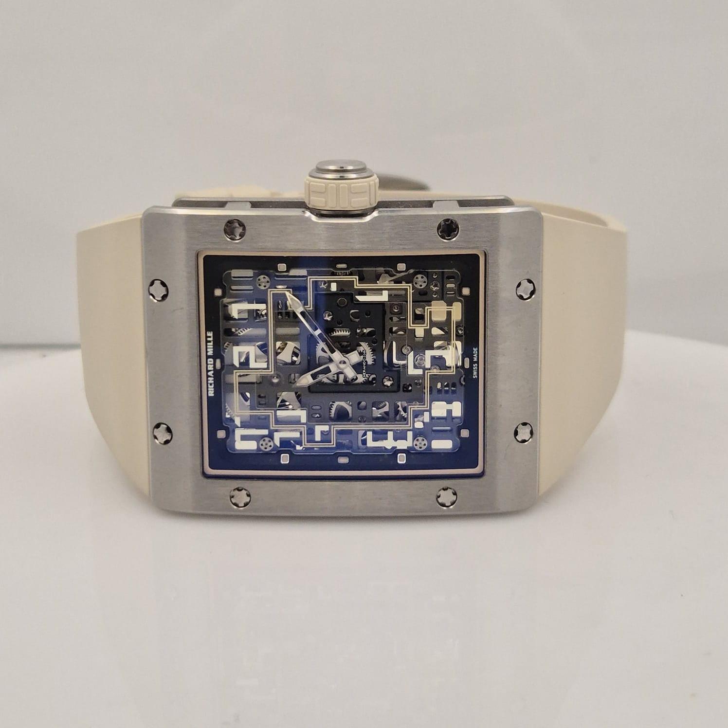 Thumbnail von Richard Mille RM 016 RM016-02 Extra Flat Titanium (lançamento 2025) 36x45mm Automático Completo