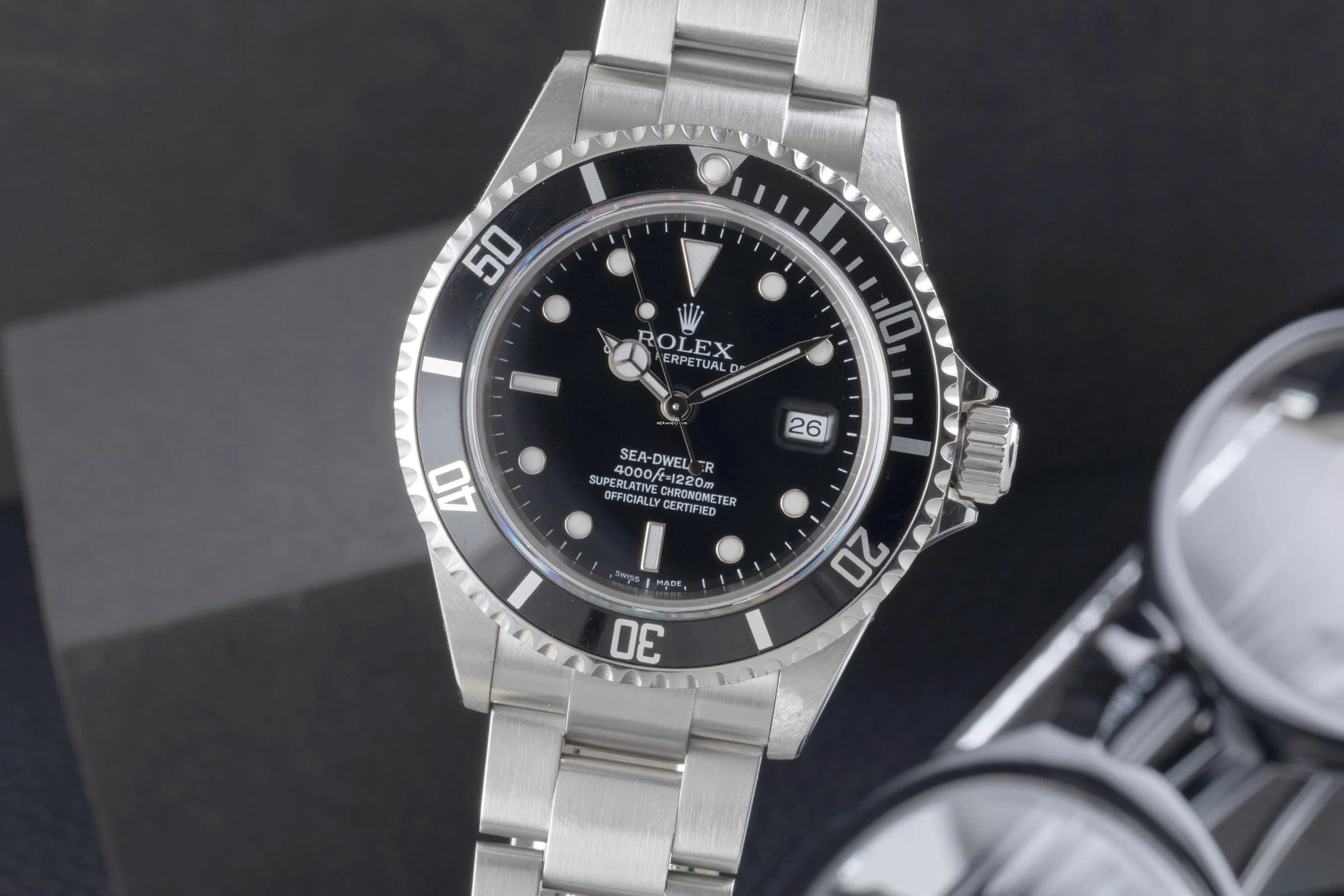  Rolex Sea-Dweller 4000 Oyster Edelstahl Automatik Herrenuhr Ref. 16600 D-Serie 