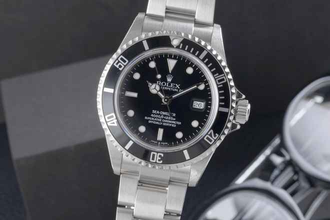  Rolex Sea-Dweller 4000 Oyster Edelstahl Automatik Herrenuhr Ref. 16600 D-Serie 