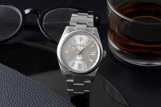Thumbnail von Rolex Oyster Perpetual 41 Silver Dial Stahl Automatik Ref. 124300 Papiere 2022