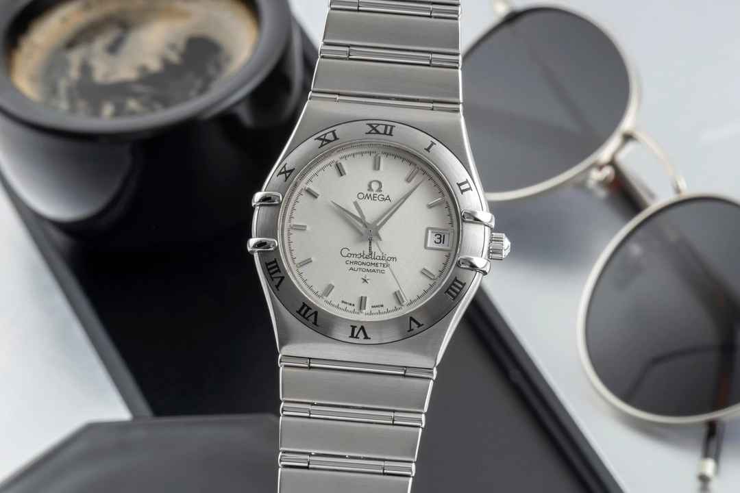  Omega Constellation Automatik Datum Edelstahl Herrenuhr Ref. 1502.30.00 