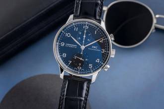 Thumbnail von IWC Portugieser Chronograph Stahl Automatik Herrenuhr Ref. IW371447
