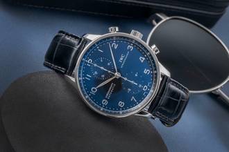 Thumbnail von IWC Portugieser Chronograph Stahl Automatik Herrenuhr Ref. IW371447