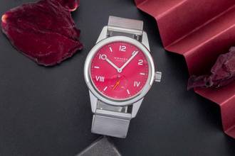 Thumbnail von NOMOS Club Campus Deep Pink Stahl Handaufzug Damenuhr Ref. 711 B&P 2023