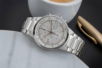 Thumbnail von IWC GST Chronograph Day-Date Automatik Stahl IW370711 Box & Papiere 1998