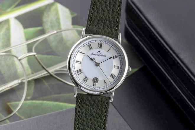  Maurice Lacroix Les Classiques Stahl Quarz Herrenuhr Ref. 69686 