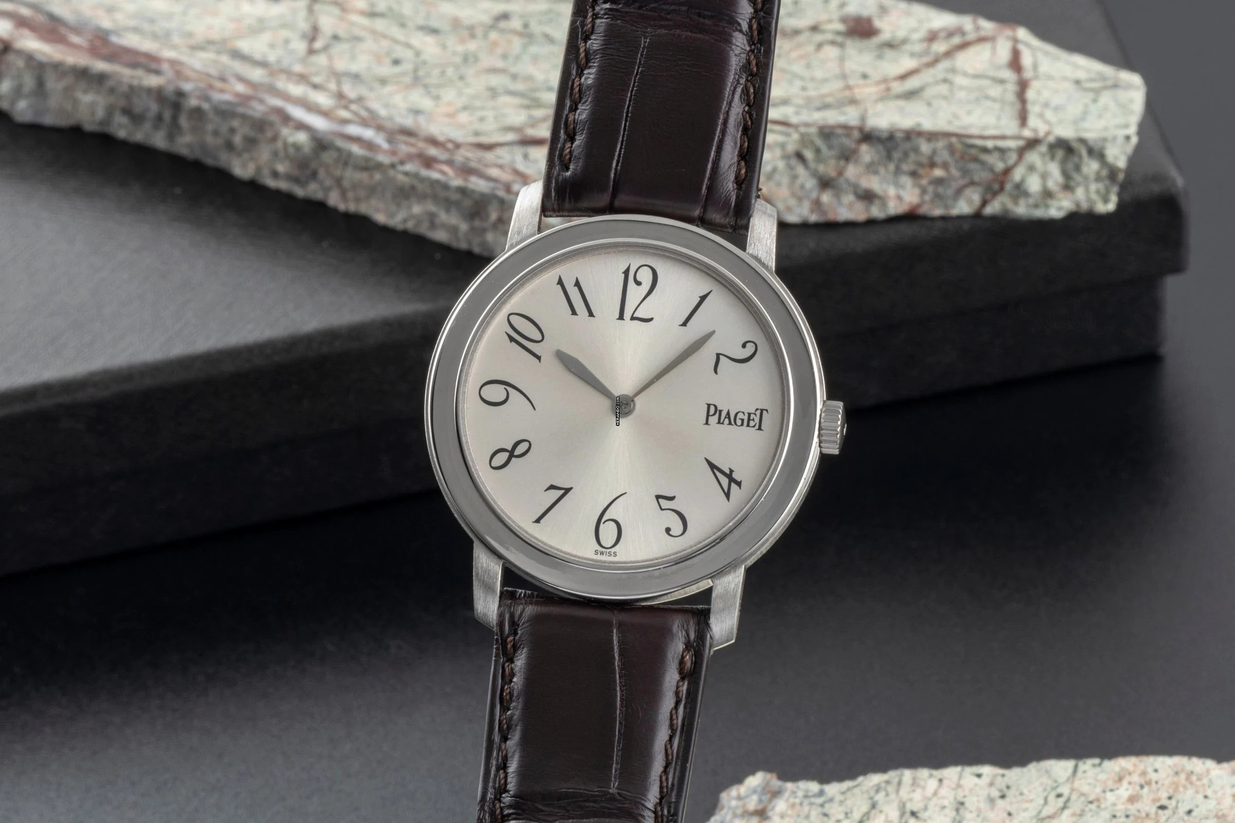  Piaget Altiplano 18k (0,750) Weissgold Quarz Herrenuhr Ref. 50920 