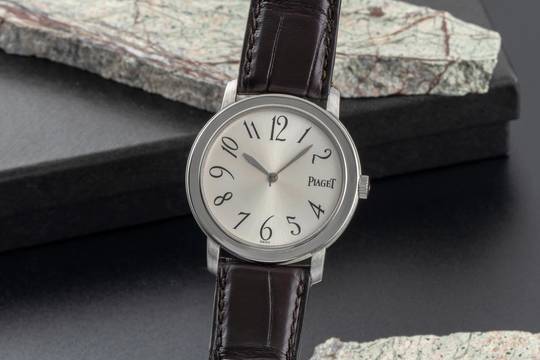  Piaget Altiplano 18k (0,750) Weissgold Quarz Herrenuhr Ref. 50920 