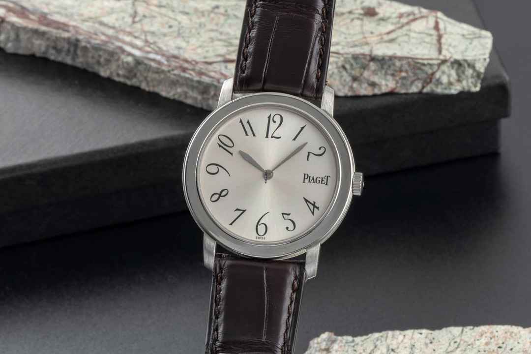 Piaget Altiplano 18k (0,750) Weissgold Quarz Herrenuhr Ref. 50920 