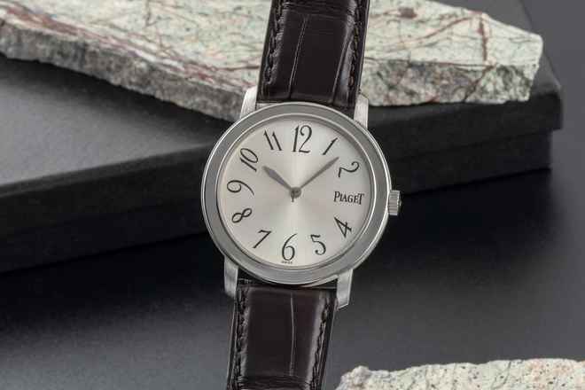  Piaget Altiplano 18k (0,750) Weissgold Quarz Herrenuhr Ref. 50920 