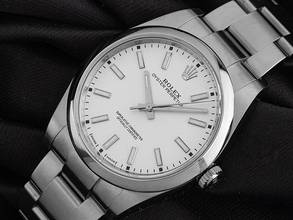 Thumbnail von Rolex Oyster Perpetual 39 Ref.114300 2019 Full Set wie Neu Vintage