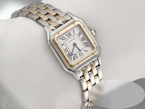 Thumbnail von Cartier Panthère Mittleres Modell 2019 Edelstahl Gelbgold 750 W2pn0007