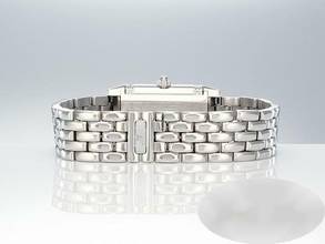 Thumbnail von Jaeger-LeCoultre Reverso Lady 265.8.08 Diamanten Edelstahl Damen Stahl Steel