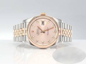 Thumbnail von Rolex Datejust 36 36mm 116231 2011 Lc010 Stahl Rosegold 750 Diamanten Automatik
