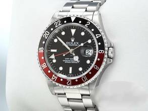 Thumbnail von Rolex GMT-Master I Stahl Coke 16700 Automatik 1997/98 Rolex-revision 2024 Zweite Zeitzone 1 Rot Schwarz