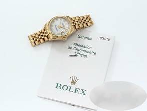 Thumbnail von Rolex Datejust 31 31mm Medium 178278 Gelbgold 750 Perlmutt Automatik 18kt Yellow Gold Damen Mother Of Pearl Jubilé-band Chronometer Oyster