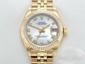 Thumbnail von Rolex Datejust 31 31mm Medium 178278 Gelbgold 750 Perlmutt Automatik 18kt Yellow Gold Damen Mother Of Pearl Jubilé-band Chronometer Oyster