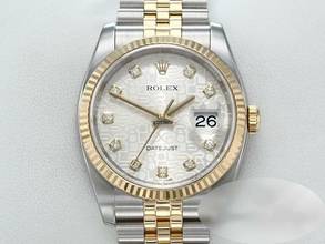 Thumbnail von Rolex Datejust 36 36mm 116233 2019 Diamanten Stahl Gelbgold 750 Automatik