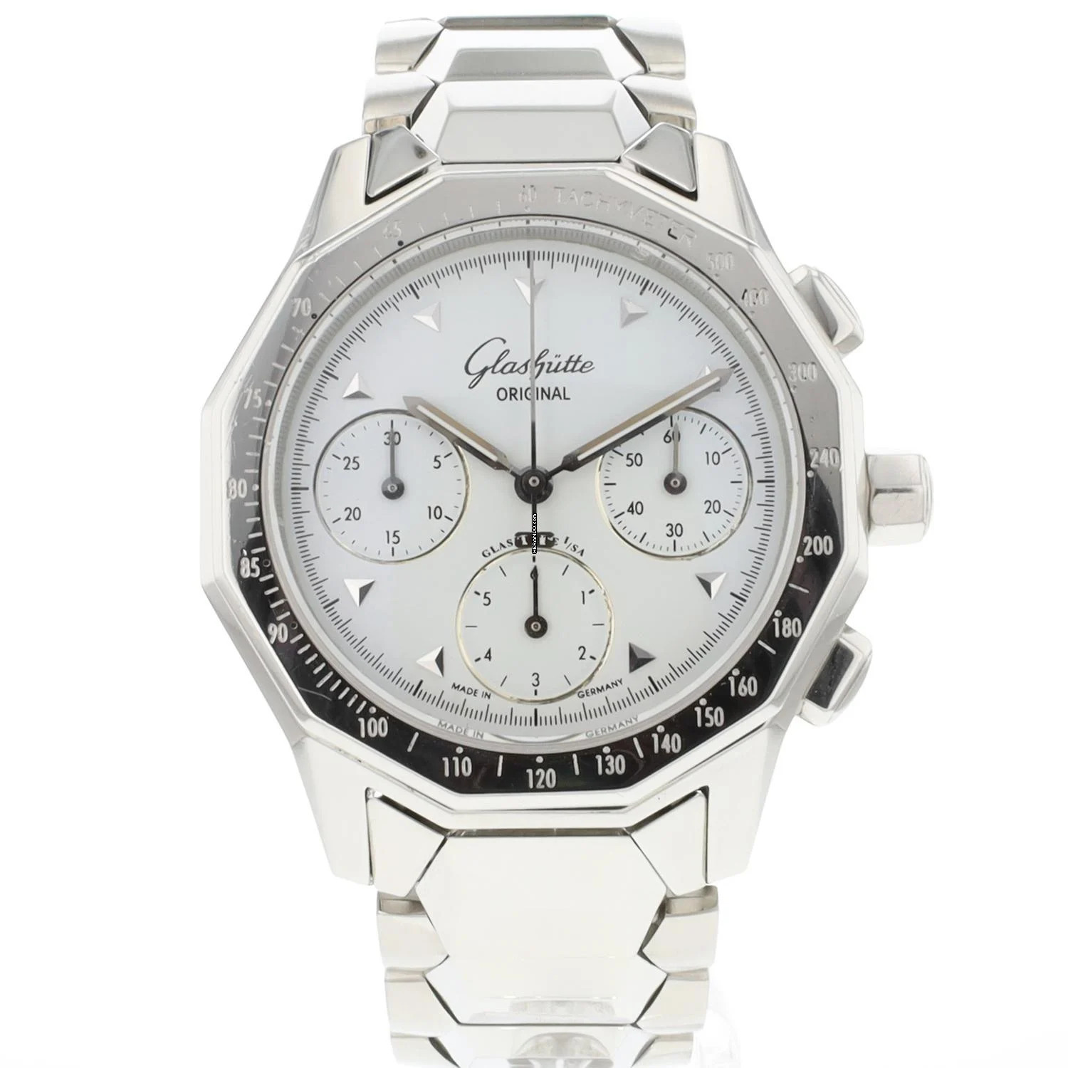 Glashütte Original Sport Chronograph White Dial