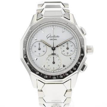  Glashütte Original Sport Chronograph White Dial 