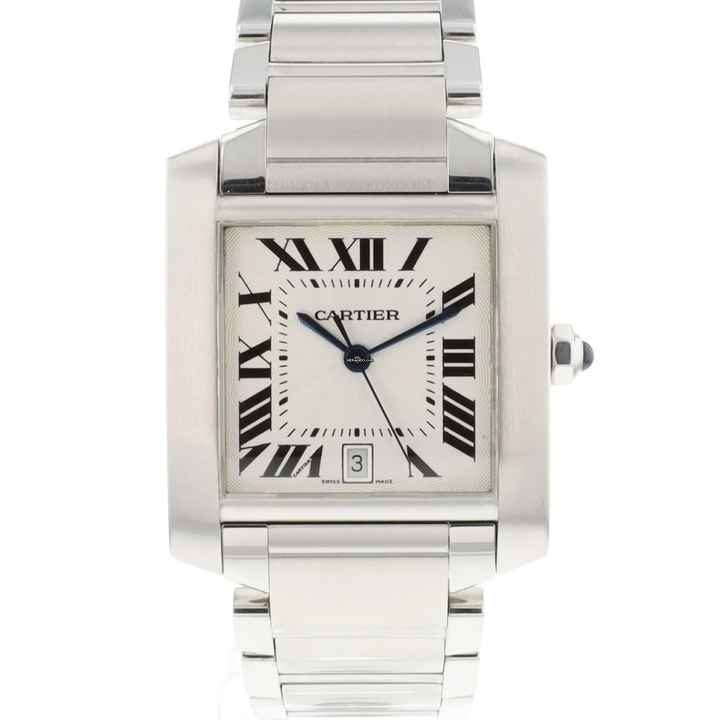  Cartier Tank Française GM Automatic Steel 